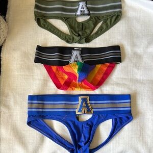 Men’s large Aussiebum briefs and jock straps Set.